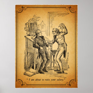 A Christmas Carol: Raise Your Salary Poster