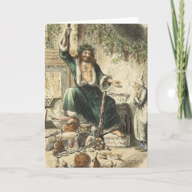 A Christmas Carol: Scrooge's Third Visitor Holiday Card (Front)