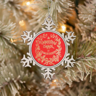A Christmas Carol | Snowflake Pewter Christmas Ornament