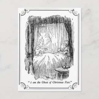 A Christmas Carol: The Ghost of Christmas Past Holiday Postcard