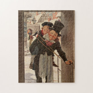 A Christmas Carol: Tim & Mr. Cratchit Jigsaw Puzzle