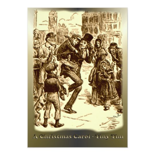 A Christmas Carol - Tiny Tim Card