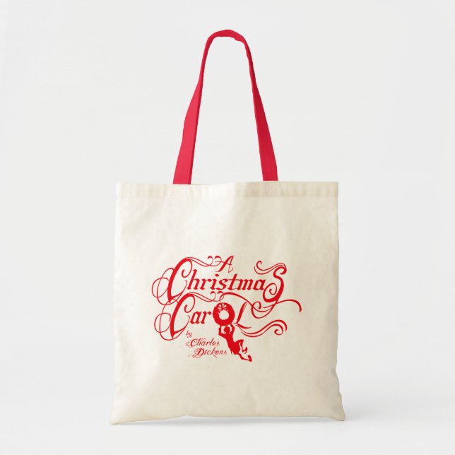 A Christmas Carol Tote Red Logo Bag (Front)