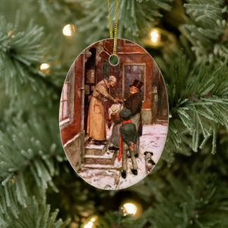 A Christmas Carol: Turkey Delivery Ceramic Tree Decoration