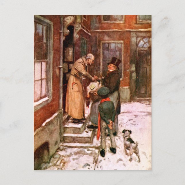 A Christmas Carol: Turkey Delivery Postcard (Front)