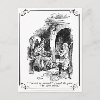 A Christmas Carol: You Will Be Haunted Holiday Postcard
