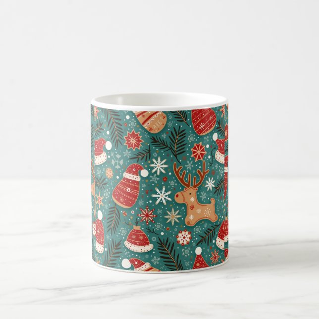 a Christmas cup (Center)