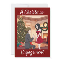 A Christmas Engagement Invitation