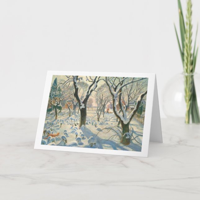 A Christmas Fox! Holiday Card (Front)