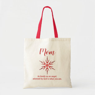 A Christmas Gift for Mum Snowflake Tote Bag