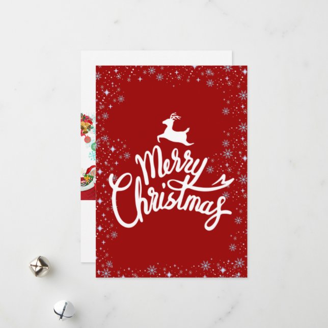 A christmas holiday card (Front/Back In Situ)