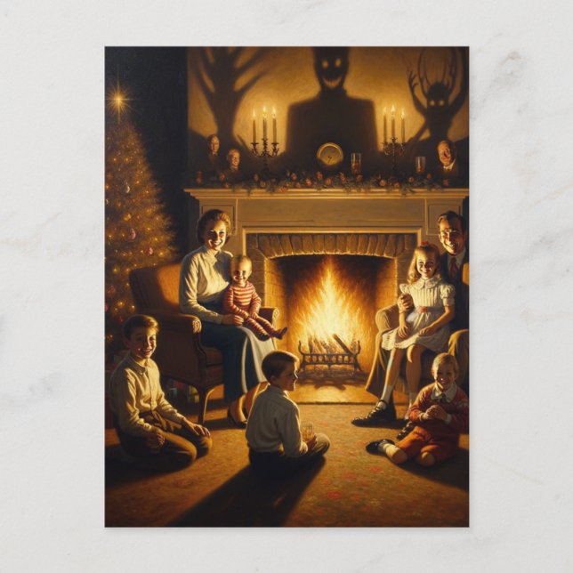 A Christmas Horror Postcard (Front)