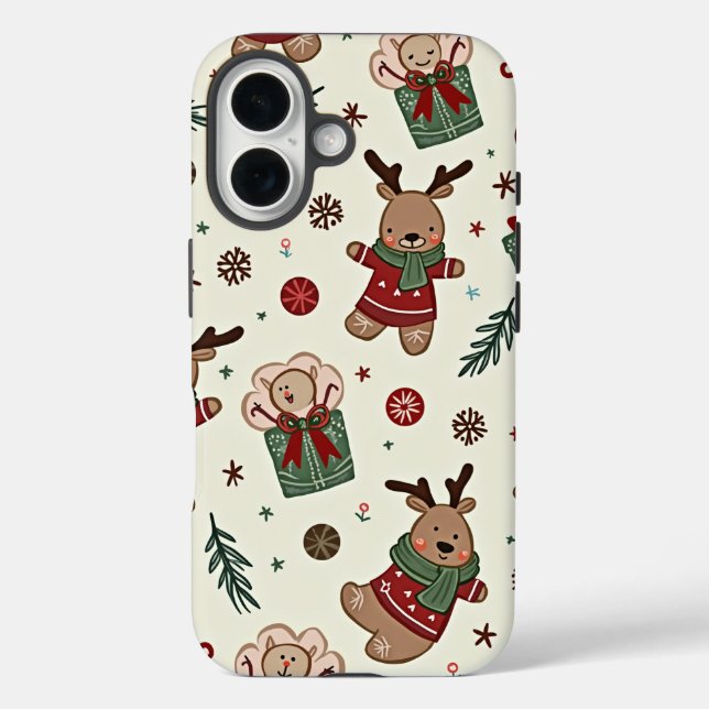 A Christmas iPhone 16 cases  (Back)