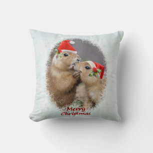 A Christmas Kiss Pillow