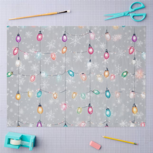 A Christmas Light Series Design #13 Tissue Paper (Craft)