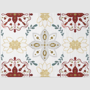 A Christmas Nordic Tile Series Design 12 Tissue Paper