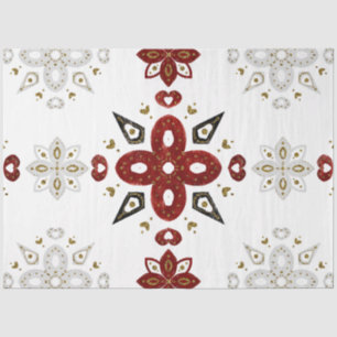 A Christmas Nordic Tile Series Design 13 Tissue Paper