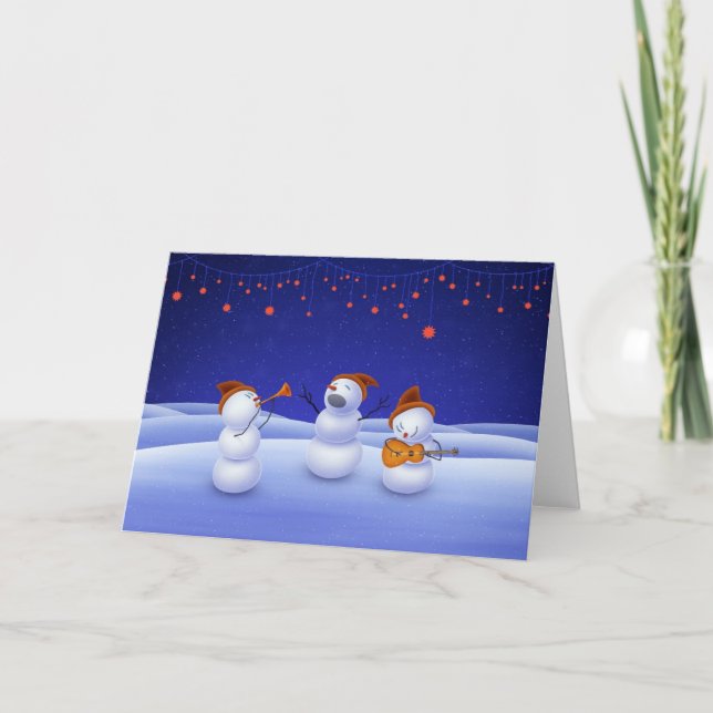 A Christmas Song Holiday Card (Front)