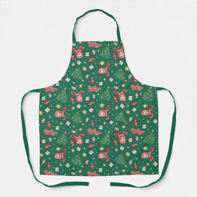 A Christmas Story | Christmas Icon Pattern Apron (Front)