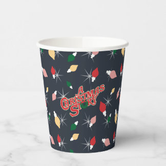 A Christmas Story | Christmas Lights Pattern Paper Cups