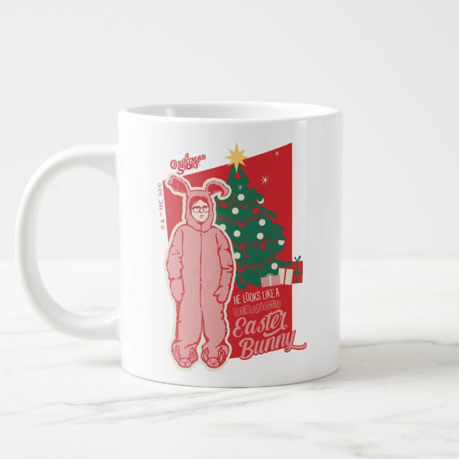 A Christmas Story | Deranged Easter Bunny Large Coffee Mug (Left)