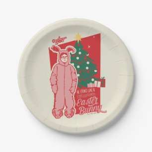 A Christmas Story   Deranged Easter Bunny Paper Plate