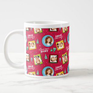 A Christmas Story Family Photos Pattern Large Coffee Mug