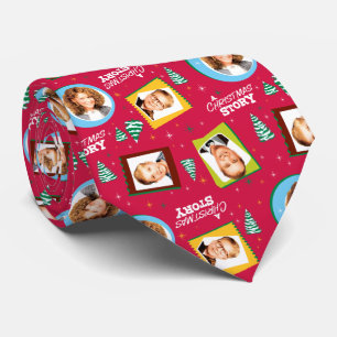 A Christmas Story   Family Photos Pattern Tie