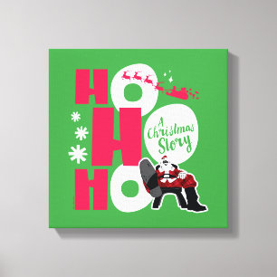 A Christmas Story Ho Ho Ho Canvas Print