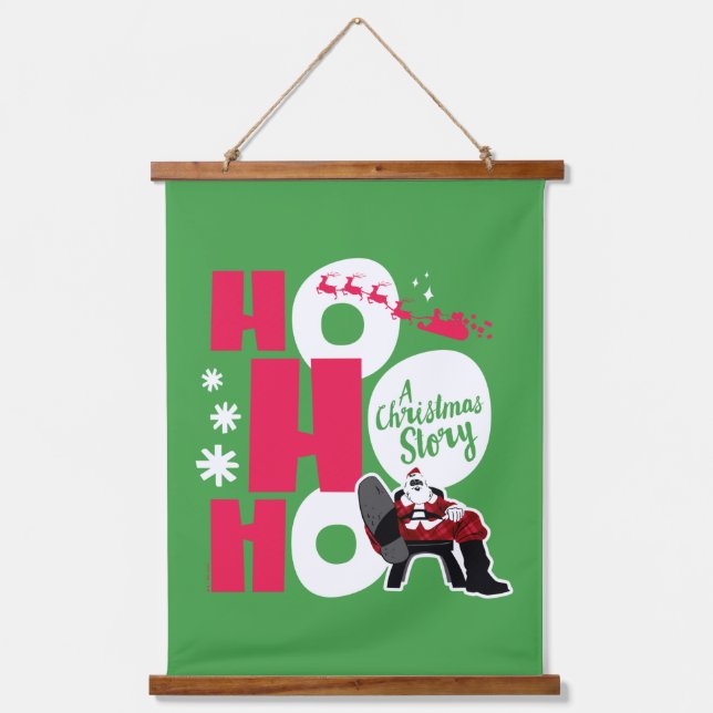 A Christmas Story | Ho Ho Ho Hanging Tapestry (Front)
