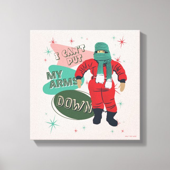 A Christmas Story - I Can't Put My Arms Down Canvas Print (Front)