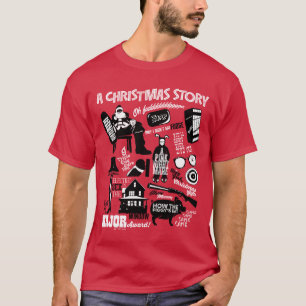 A Christmas Story Icons Graphic T-Shirt