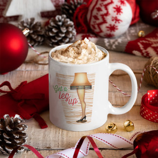 A Christmas Story Lamp | Get a Leg Up Large Coffee Mug