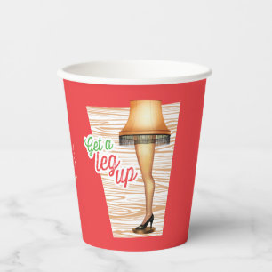 A Christmas Story Lamp   Get a Leg Up Paper Cups