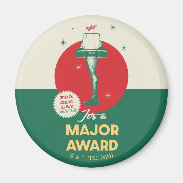 A Christmas Story | Leg Lamp Major Award Magnet (Front)