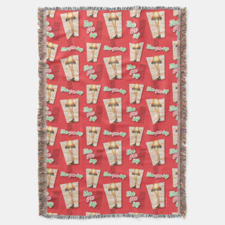 A Christmas Story | Leg Lamp Pattern Throw Blanket