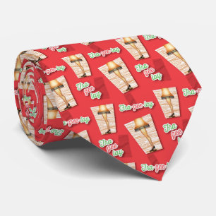A Christmas Story   Leg Lamp Pattern Tie