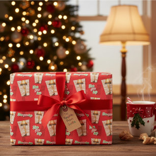 A Christmas Story   Leg Lamp Pattern Wrapping Paper Sheet