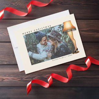 A Christmas Story Leg Lamp | Photo  Holiday Card