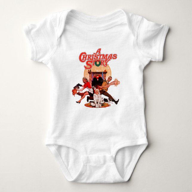 A Christmas Story Poster Art Baby Bodysuit (Front)