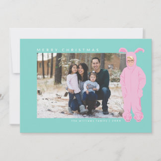 A Christmas Story | Ralphie Bunny Suit - Photo Holiday Card