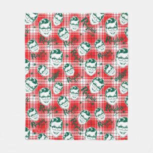 A Christmas Story   Ralphie Plaid Pattern Fleece Blanket