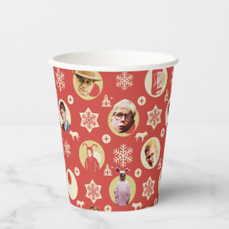A Christmas Story Retro Snowflake Pattern Paper Cups