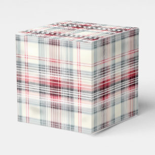 A Christmas Tartan Floral Design Series #24 Favour Box