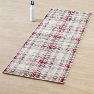 A Christmas Tartan Floral Design Series #24 Yoga Mat