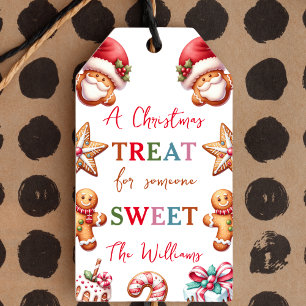 A Christmas Treat for Someone Sweet Colourful Gift Tags