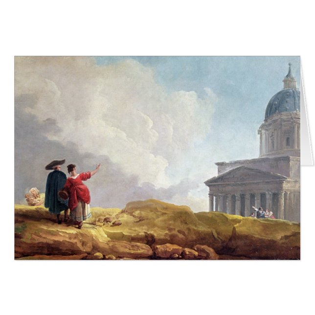 A Church Displayed to a Traveller in an Extensive (Front Horizontal)