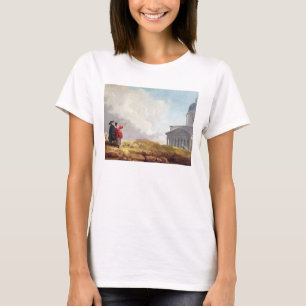 A Church Displayed to a Traveller in an Extensive T-Shirt