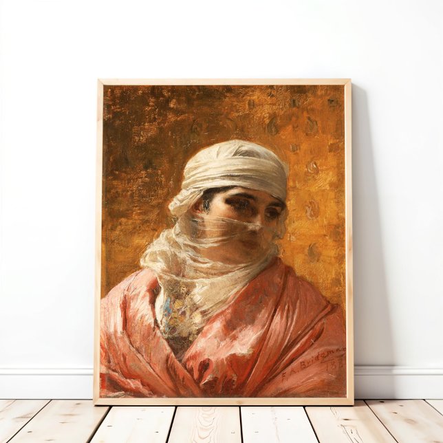 A Circassian by Frederick Arthur Bridgman, Art Poster (Creator Uploaded)