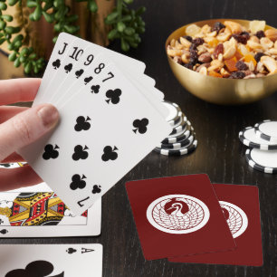 A Circular Crane Playing Cards